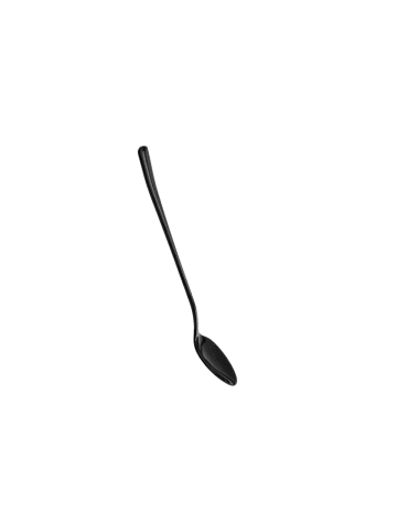 Almina Longdrinklöffel aus hochwertigem Edelstahl, 19 x 3 cm - 6er in Schwarz