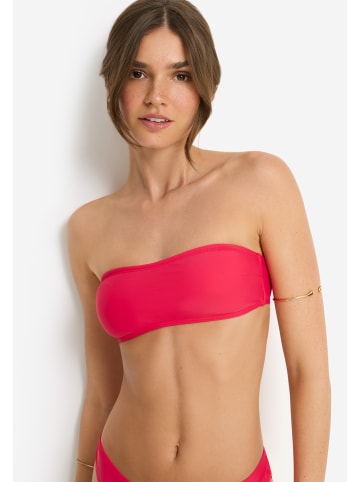 LSCN BY LASCANA Bandeau-Bikini-Top in beere
