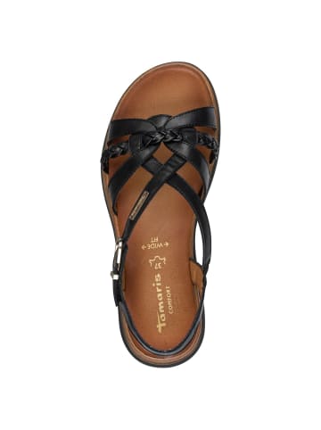 Tamaris WIDE FIT Sandale in BLACK