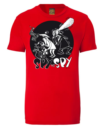Logoshirt T-Shirt Mad - Spy vs Spy - Club in rot
