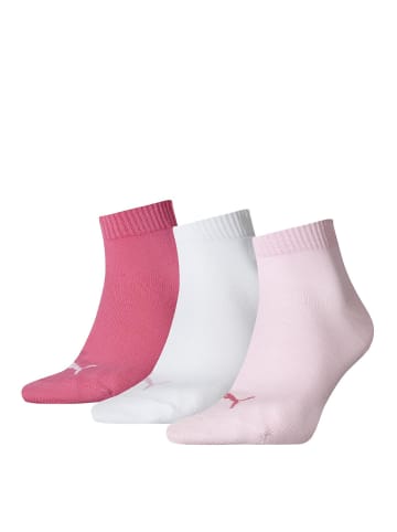 Puma Socken 3er Pack in Rosa