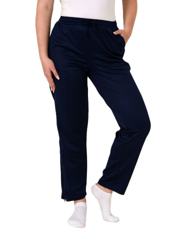 NORMANN Trainingshose Rehahose seitlicher Reißverschluß - 88932 in navy