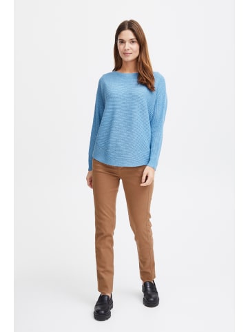 Fransa Strickpullover langarm FRERETTA Loose fit in Endless Sky Melange