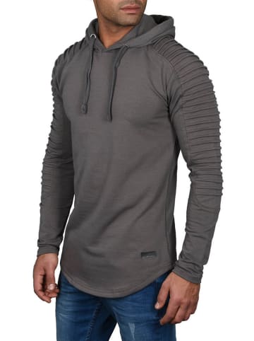 Alessandro Salvarini Hoodie AS-038 in Dunkelgrau