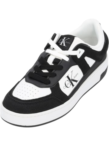 Calvin Klein Schnürschuhe in Black/Bright White