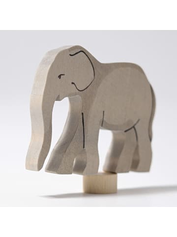 Grimm's Steckfigur Elefant ab 1 Jahr in grau