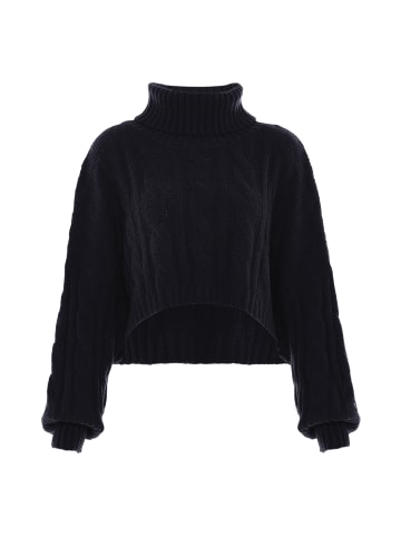 myMo Rollkragenpullover in SCHWARZ