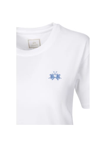 La Martina T-Shirt WCR002 in weiss