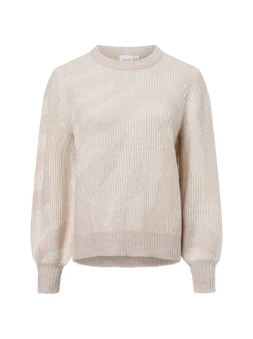 Vila Strickpullover Vipinna in beige - 0002