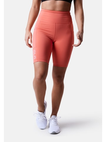 CLN Athletics Shorts Bike Pocket Shorts in coral