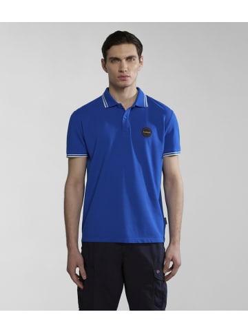 Napapijri Polo "E-Macas Ss" in Blau