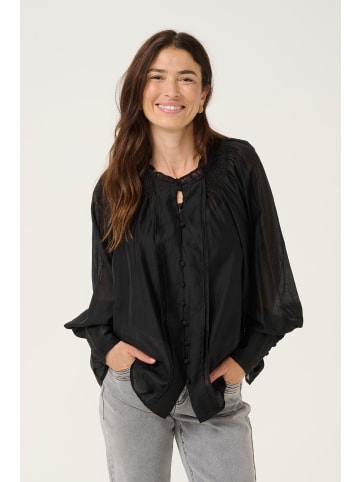 Cream Langarm - Hemd CRFriil Loose fit in Pitch Black