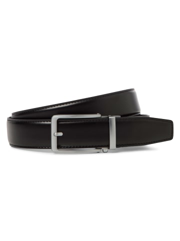 Monti Ledergürtel Stanford in schwarz - 0001