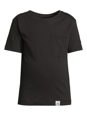 New Life T-Shirt TEE - CREW NECK PATCH POCKET in Schwarz