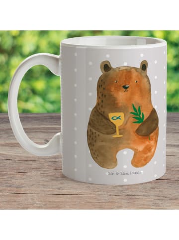 Mr. & Mrs. Panda Pott Bär Konfirmation ohne Spruch in Grau Pastell