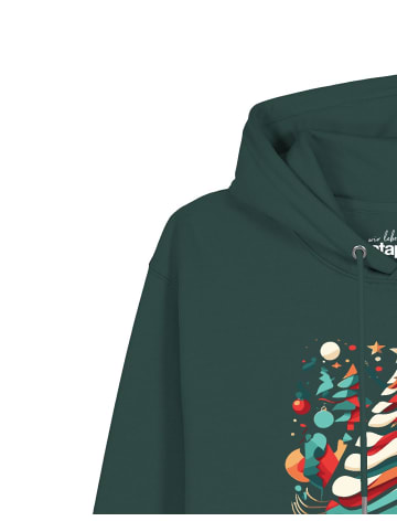 wat? Apparel Sweatshirt Christmas Tree in Glazed Green