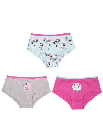 Disney 3er Pack Disney Minnie Mouse Panty in Mehrfarbig