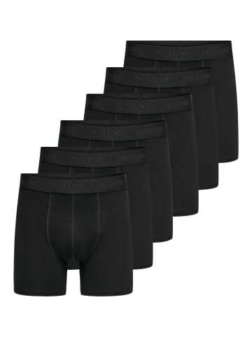 ONLY & SONS Long Short / Pant ONSFITZ SOLID BOXER in Schwarz