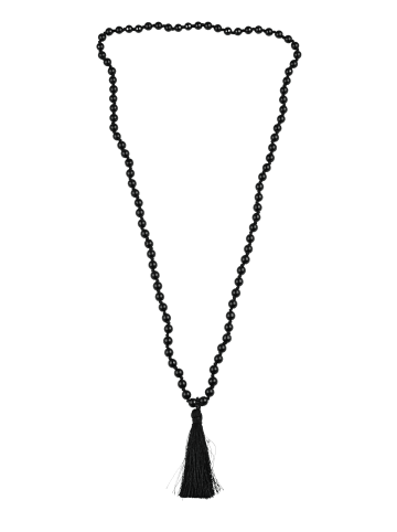 collezione alessandro Lange Kette " Dehli " in schwarz