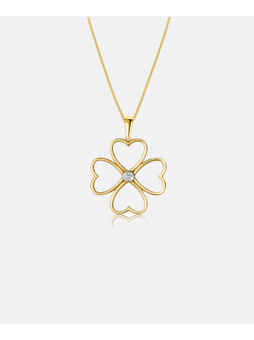 Diamant L'éternel Halskette aus 585 Gelbgold