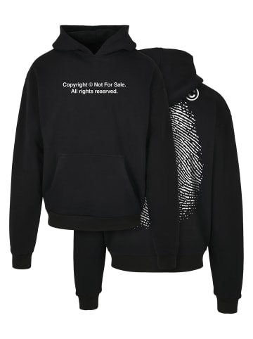 Mister Tee Mister Tee Herren Fingerprint Ultraheavy Oversize Hoodie in black