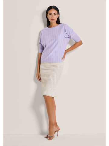 MADELEINE Oversize-Pullover mit Glanz-Effekt in hellamethyst