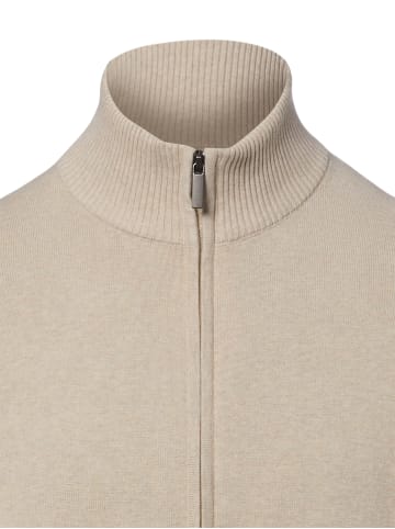 Nils Sundström Strickjacke in sand - 0001