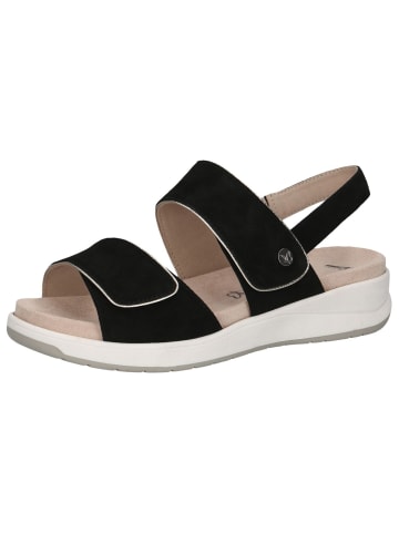 Caprice Sandalette in BLACK SUEDE