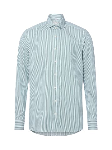 OLYMP Businesshemd in smaragd weiß - 0003