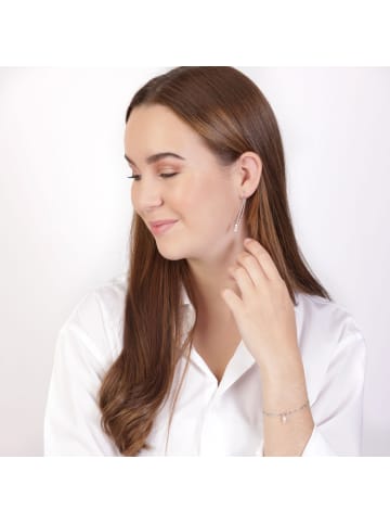 Lucardi 925 Silber Ohrringe Rund