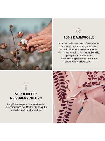 Schiesser Renforcé-Bettwäsche-Set Annic in Rosa