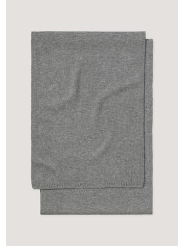 Hessnatur Strick Schal aus Bio-Merinowolle mit Cashmere in grau