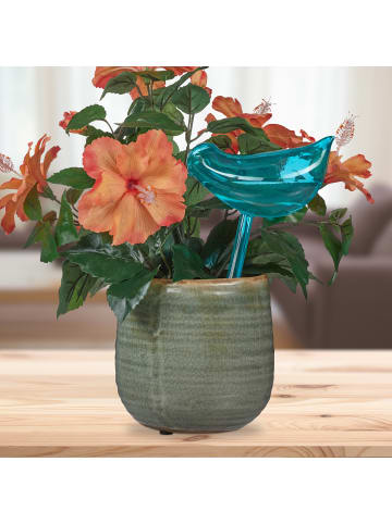 relaxdays 24x Bewässerungskugeln "Vogel" in Blau