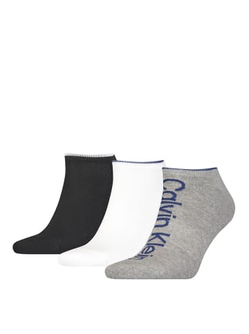 Calvin Klein Socken 3er Pack in Grau/Weiß/Schwarz