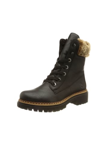 rieker Schnür-Stiefeletten für Damen in schwarz in schwarz