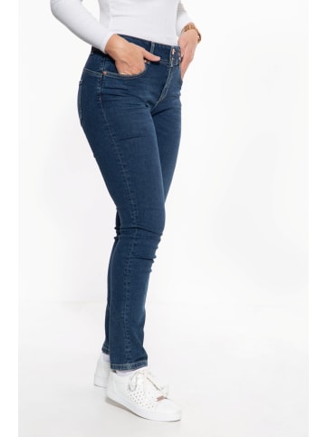 ATT Jeans ATT Jeans Slim Fit Jeans mit hohem Bund Chloe in blau