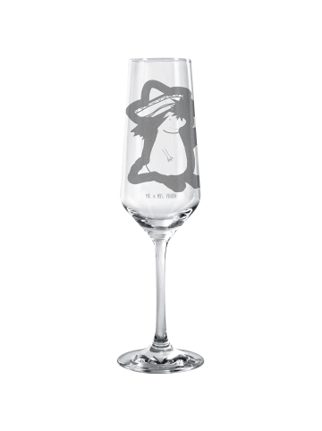 Mr. & Mrs. Panda Trinkglas Axolotl Tequila ohne Spruch in Transparent