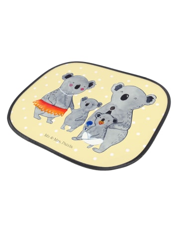 Mr. & Mrs. Panda Sonnenschutz Auto Koala Familie ohne Spruch in Gelb Pastell