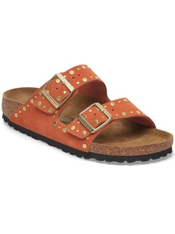 Birkenstock Pantoletten Arizona in Dark Rust