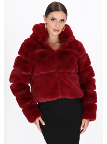 faina Women Jacket in wine red