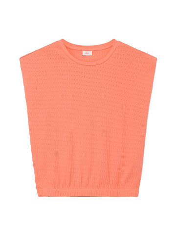 s.Oliver T-Shirt kurzarm in Orange