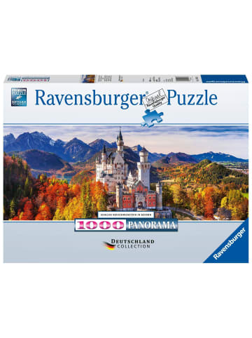 Ravensburger Schloss in Bayern. Panorama Puzzle 1000 Teile