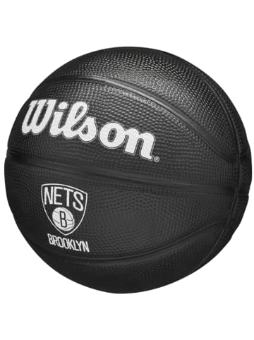 Wilson Wilson Team Tribute Brooklyn Nets Mini Ball in Schwarz