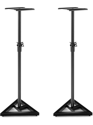 COSTWAY 2er Set Lautsprecherständer in Schwarz