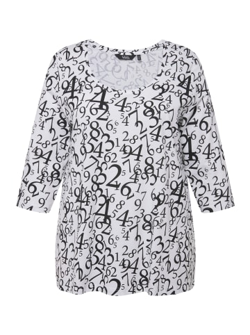 Ulla Popken Shirt in schneeweiß