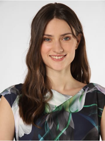 SWING Abendkleid in marine grün - 0001