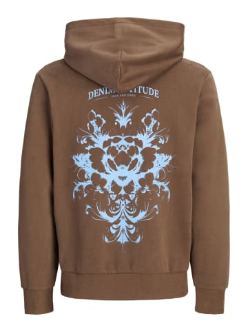 JACK & JONES Junior Kapuzensweatshirt Hoodie Tradition in cocoa