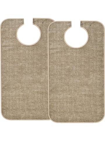 Erwin Müller Speiseschürze 2er-Pack in beige