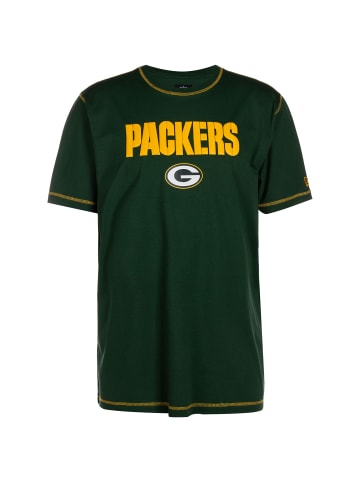 NEW ERA T-Shirt NFL Green Bay Packers Sideline in dunkelgrün / gelb