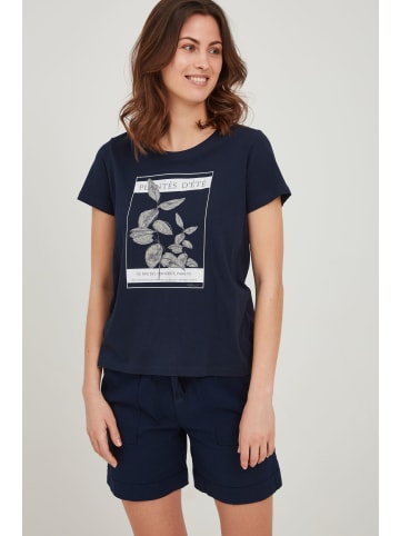 Fransa T-Shirt FRAMPLANT 1 T-shirt - 20609213 in blau